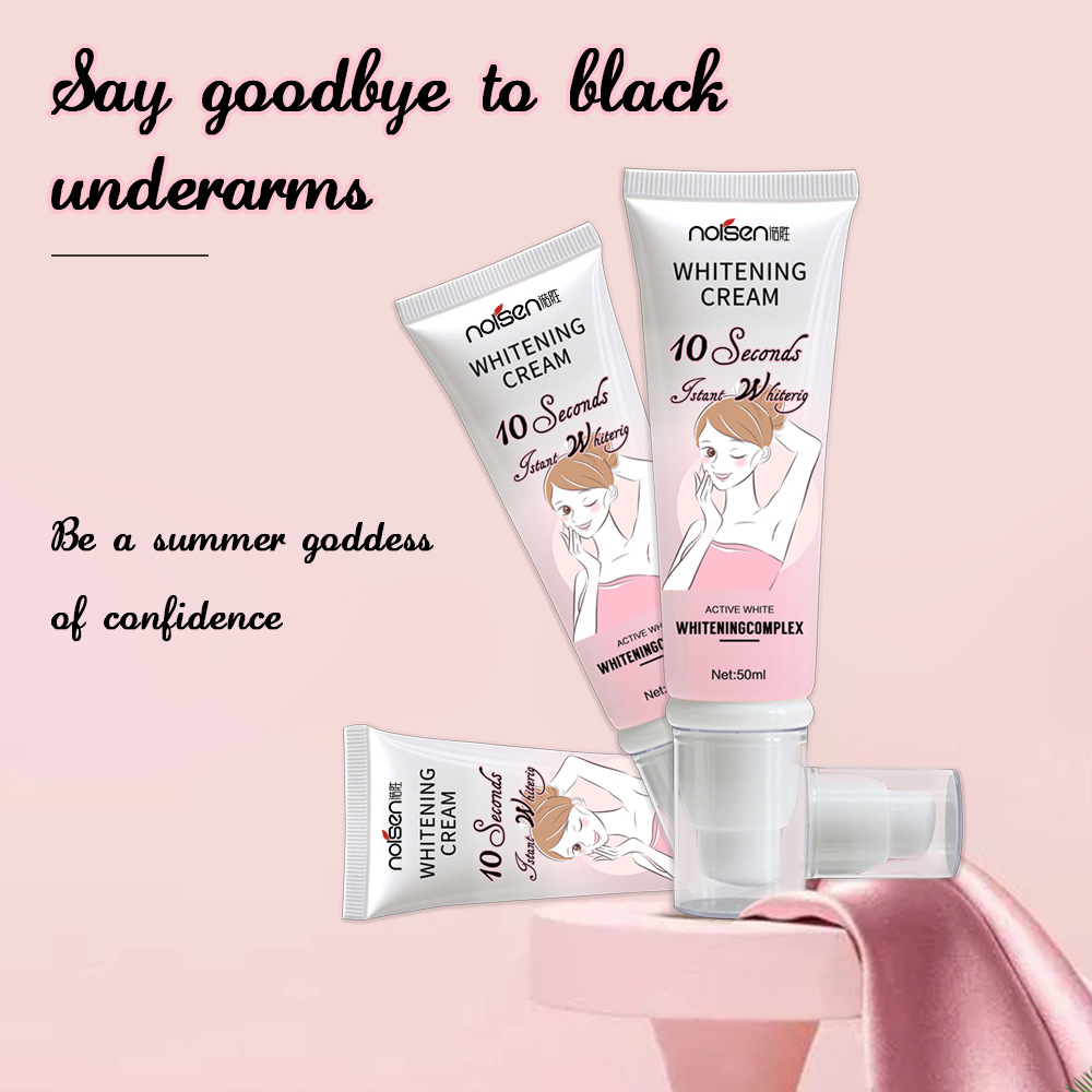Amazon Hot Sale Underarm Whitening Cream Armpit Leg Knee Private Parts Brightening Melanin Remover Black Skin Whitening Cream