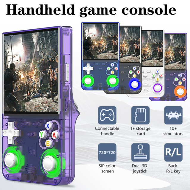 Ultra Portable Retro Handheld Video Game Console Open Source  Pocket Video Player 4.0Inch IPS Screen 2.4G up to 10000+Games
