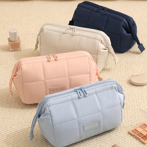 Beenlove Cosmetic Bag Pink Large Capacity Lightweight Travel <b>Makeup</b> <b>Case</b> For Women - Product Image 2