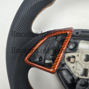 Hot New Product Carbon Fibre Perforated Leather Steering <b>Wheel</b> for Chevrolet Camaro Car Steering <b>Wheel</b> - Product Image 2