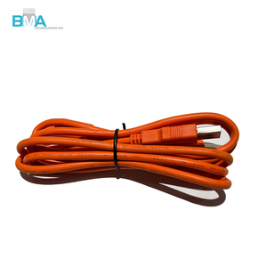 Кабель <span class=keywords><strong>USB</strong></span> A (штекер) - <span class=keywords><strong>USB</strong></span> B (штекер) с ПВХ изоляцией, 1.5м, полностью медный, оранжевый, экранированный, для компьютера/принтера - Product Image 1