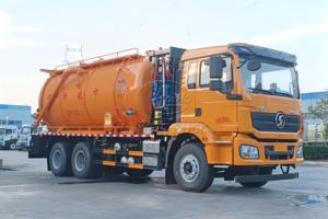 Shacman 6×4 Sewage <b>Suction</b> & Cleaning Truck, Powered by World-famous Weichai Engine,Auxiliary engine with vacuum <b>pump</b>. - Product Image 4