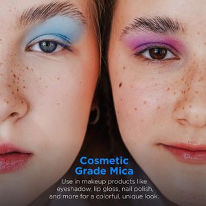 Polvo de Mica Premium, Pigmento Perlado, Kit de Resina Epoxi para Arte, Apto para Hacer Jabón, Esmalte de Uñas, Brillo Labial, Sombra de Ojos, Slime, Frascos para Velas - Product Image 4