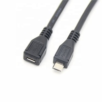 0,25 m 90 grad rechts nach links nach unten winkel Micro-USB 2.0 Verlängerungskabel für Mann zu Frau