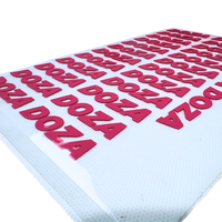Parches Termoadhesivos de Silicona Suave en Relieve, Etiquetas de Transferencia de Silicona de Alta Densidad para Camisetas Deportivas y Gorras