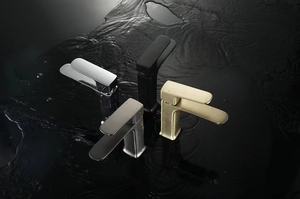 Grifo Monomando para Lavabo de Baño Moderno, con Agua Fría y Caliente, de un Solo Orificio - Product Image 6