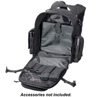 Sac à dos tactique OEM ODM pour stand de tir, sac de stand de tir avec sangles MOLLE, sac à dos de rangement pour armes à feu et munitions pour l'entraînement au stand de tir