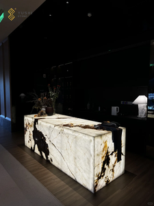 YUSHIモダン半透明豪華なストーンアイランドリビングルームキッチンホーム装飾用天然石カウンタートップ - Product Image 5