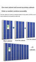 Casier à colis extérieur intelligent, armoire de livraison avec contrôle par application et code QR, armoire en acier résistante aux intempéries, certifiée CE, fabriquée en usine