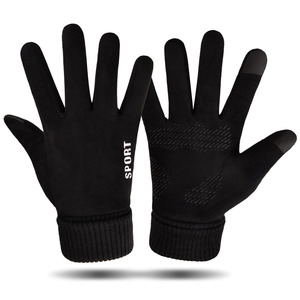 Écran tactile de haute qualité Camping cyclisme <span class=keywords><strong>Ski</strong></span> épais garder au chaud hiver <span class=keywords><strong>Chamois</strong></span> gants - Product Image 4
