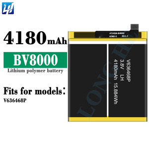 Batterie Li-ion polymère de remplacement d'origine <span class=keywords><strong>BV8000</strong></span> 4180mAh 3.8V pour Blackview V636468P - Product Image 1