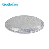 Plateaux à pizza jetables en aluminium gaufré de 18 pouces, qualité alimentaire, robustes, pour la vente en gros