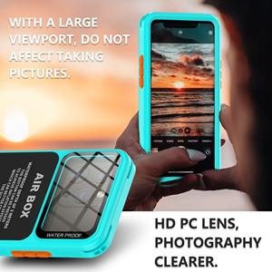 Shellbox ý tưởng mới HD PC ống kính nhiếp ảnh dưới nước bảo hiểm đầy đủ IP68 không thấm nước phổ điện thoại trường hợp đối với iPhone 16/15/14/13 - Product Image 2
