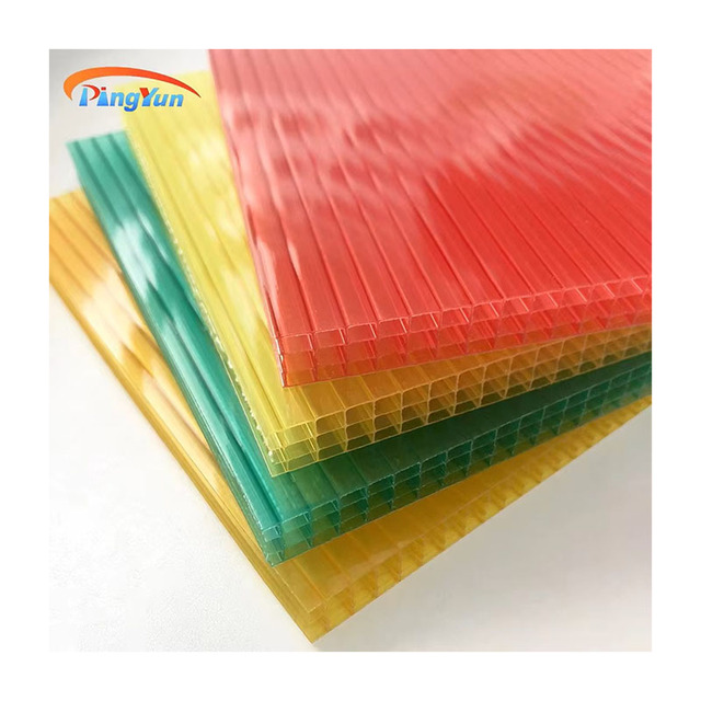 16mm Polycarbonate Coloured Roofing Sheets 5 Wall Images for Sale