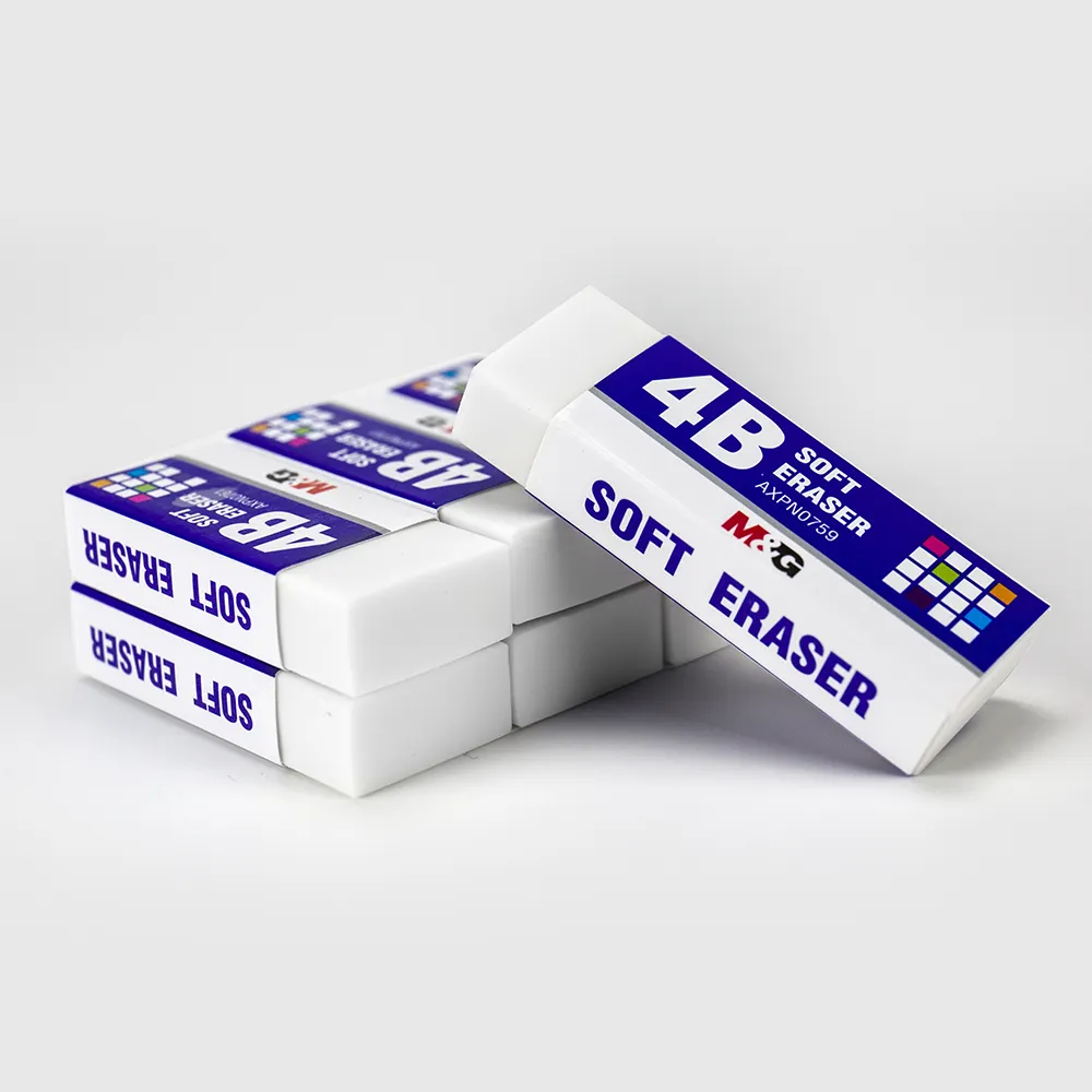 M & G promotionnel doux blanc gomme 42*18*11mm étudiant enfants papeterie approvisionnement classique durable gomme