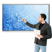 75 İnç EDLA 3576 Yapay Zeka Destekli Akıllı Tahta, Kameralı 4K UHD İnteraktif Beyaz Tahta, Eğitim Dersleri Öğretim Aracı, Android 15/16