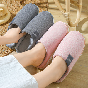 Pantuflas de Invierno para <span class=keywords><strong>Hombre</strong></span>, Talla Grande, de Algodón, Resistentes, Antideslizantes, con Suela Gruesa de TPR, Punta Cerrada, Ligeras, Cálidas y Suaves para el Hogar - Product Image 6