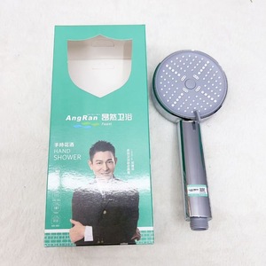 Ducha de mano con panel de silicona suave que aumenta la presión y es antideslizante para uso en el baño - Product Image 5