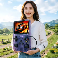 Console de jeu portable rétro avec écran de 3,5 pouces, lecteur vidéo portable, console R36s