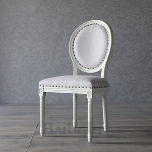 Hot Selling High Quality Vintage Furniture <strong>pink</strong> Banquet Dining <strong>Chair</strong>/wood <strong>Chair</strong> - Product Image 3