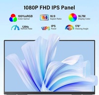 Monitor Portátil LED de 23.8 Pulgadas y 120Hz, 100% sRGB, Soporte VESA, Pantalla Extendida para Laptop, IPS, Tipo-C, Pantalla para Computadora