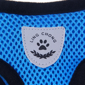 <span class=keywords><strong>Harness</strong></span> Vest Anjing Kucing Bahan Jaring Lembut Tanpa Tarik, Tali Dada, Tali Jalan-Jalan Anjing - Product Image 2