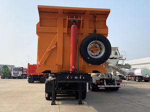Semi-remorque benne arrière en U 4 axes 80T pour le transport de matériel lourd, fournie directement par le fabricant - Product Image 5