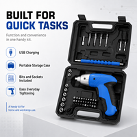 Kit de tournevis électrique rechargeable 47 pièces avec embouts, tige flexible, 19000 tr/min, ensemble d'outils, fournisseur en gros