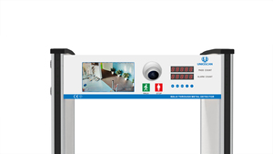 Nhà Máy Giá đi bộ qua máy dò kim loại ub500 CCTV + 10 inch LCD máy ảnh khung cửa đi bộ qua máy quét - Product Image 2