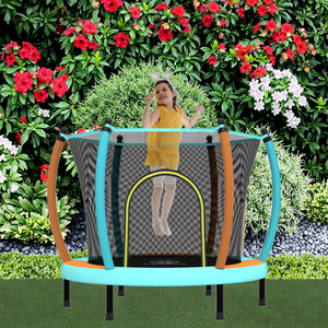 Zoshine meilleur prix bonne qualité Mini Kid <span class=keywords><strong>Trampoline</strong></span> <span class=keywords><strong>Protection</strong></span> de sécurité Premium pour les enfants heureux de sauter ensemble - Product Image 1