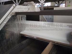 Machine de fabrication de tuiles de toiture et de canaux d'eau translucides en polymère renforcé de fibres de verre (GRP) - Product Image 6