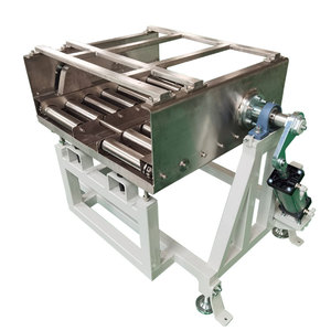 Tam Paslanmaz Çelik Rulolu Konveyör Hattı, Sabit Kutu Yüklerinin Dönüşü ve Transferi İçin - Product Image 1