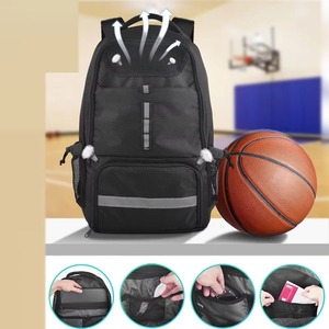 Sac de basketball personnalisé avec logo pour hommes, vente en gros, dernier design 2026, multifonctionnel, pour activités de plein air et fitness - Product Image 2