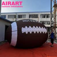 Base décorée gonflable pour le rugby, pour match de football