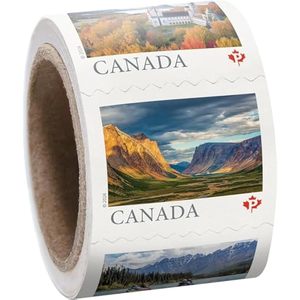 <span class=keywords><strong>Visa</strong></span> Sticker timbro Canada Bill francobolli postali Vintage cultura canadese timbri postali bobina rotolo adesivi per viaggi Journaling - Product Image 6