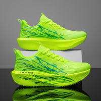 Chaussures de course Marathon pour hommes, avec plaque en carbone, respirantes, légères, confortables, antidérapantes, pour femmes, pour le sport