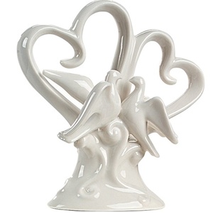 Recuerdo de Cerámica con Forma de Pájaro del Amor para Decoración de Bodas al por Mayor - Product Image 1