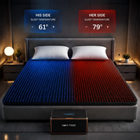 Couverture chauffante et rafraîchissante pour lit King Size et Queen Size avec circulation d'eau et télécommande, 8 modes de sommeil
