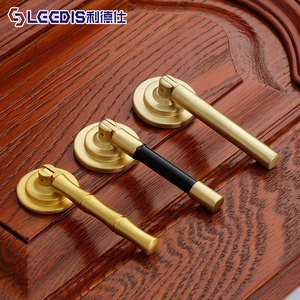 LCCDIS Chinese Style Drawer <b>Handles</b> Zinc Alloy Brushed Gold Furniture Cabinet Hardware Bar Shape Durable - Product Image 2