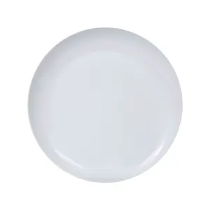 Piatti ristorante piatti in plastica bianca, 11 "grande piatto bianco solido melamina