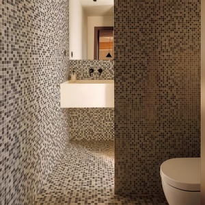 Mosaïque de verre pour piscine Carreaux de mosaïque pour piscine et zone humide Base de <span class=keywords><strong>douche</strong></span> et murs Villa - Product Image 6