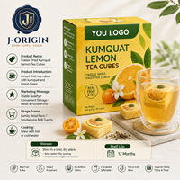 Gefreeze-droogde Kumquat Citroen Thee Kubus Instant Fruitthee Drank OEM Private Label Leverancier China Voedingsmiddelenkwaliteit 12 Maanden Houdbaarheid