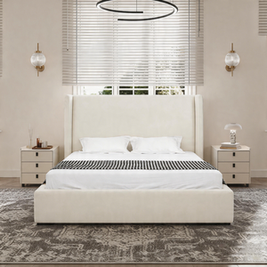 <span class=keywords><strong>Letto</strong></span> Moderno per Camera d'Albergo con Struttura in Legno Massello e Doghe, Set di Mobili di Lusso per Camera da <span class=keywords><strong>Letto</strong></span> per Appartamenti e Ville - Product Image 1
