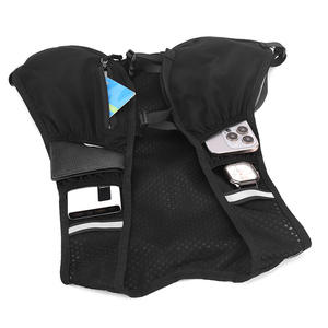 Gilet d'hydratation de course court léger et respirant pour adulte avec distributeurs de recrues à ceinture réglable en nylon - Product Image 4