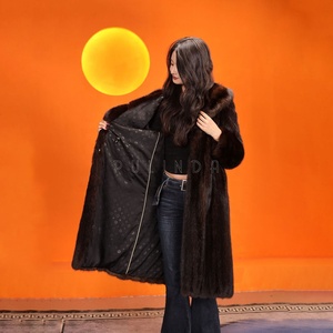 <span class=keywords><strong>Manteau</strong></span> long et chaud en <span class=keywords><strong>fourrure</strong></span> de rat musqué pour <span class=keywords><strong>femme</strong></span> <span class=keywords><strong>avec</strong></span> <span class=keywords><strong>capuche</strong></span> - Product Image 2