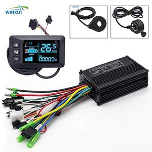 ชุดควบคุมมอเตอร์ฮับไร้แปรงถ่านแบบไซน์เวฟ 24V36V 48V 350W 18A สำหรับจักรยานไฟฟ้า พร้อมจอแสดงผลสี LCD รุ่น G51 และชุด PAS สำหรับจักรยานไฟฟ้าและสกู๊ตเตอร์ - Product Image 1