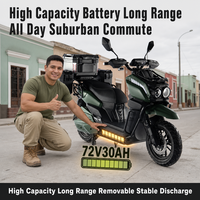 Electric Motorcycle 1000W 1500W 72V 60km/h Dual Hydraulic Disc Brake OEM ODM Factory 120-70-12 Wide Tire CE Sport Racing Adults