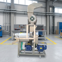 Industriële commerciële automatische roestvrijstalen schroefpers voor fruit- en groentesapverwerking met 380/220V voeding