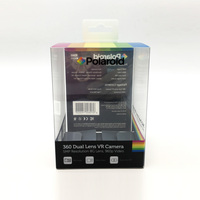 Caja de plástico cuadrada larga de PVC transparente personalizable Material impreso antiarañazos reciclado para embalaje de piezas de exhibición