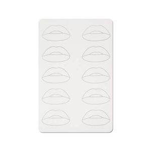 Double Sided Printed PMU <b>Practice</b> Skin Lip Eyebrow Pattern Tattoo Microblading Training <b>Pad</b> - Product Image 4